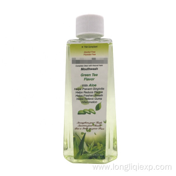 Wholesale 90ml green tea aloe flavor hotel mouthwash